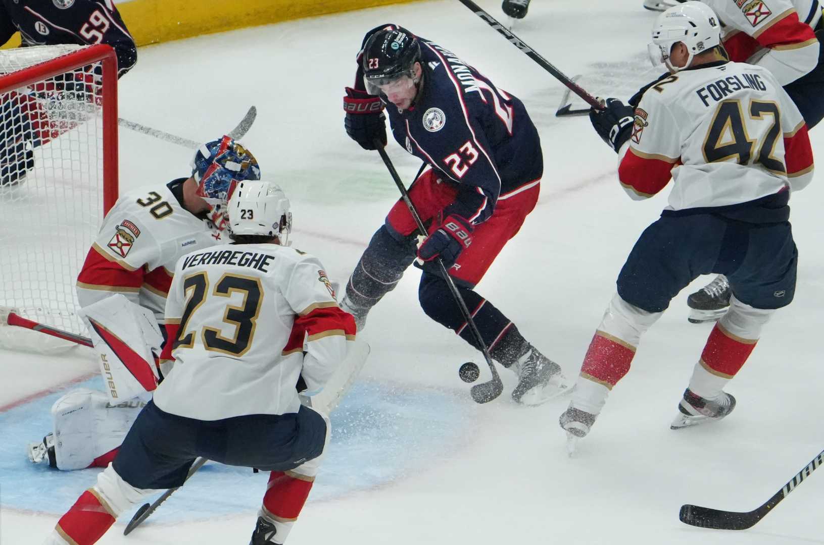 Columbus Blue Jackets Vs Florida Panthers Hockey Game