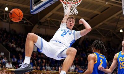 Cooper Flagg College Basketball Action Shot