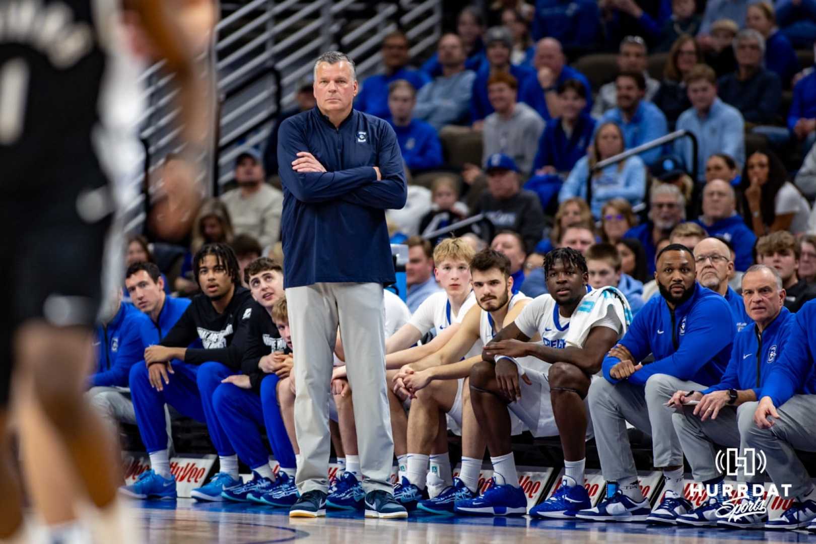 Creighton Basketball Team In Action