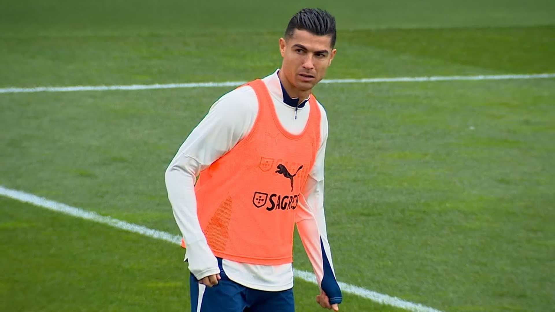 Cristiano Ronaldo Training Portugal Uefa Nations League