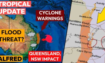 Cyclone Alfred Path Maps And Storm Impact