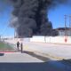 Dallas Fire Thick Smoke Recycling Plant