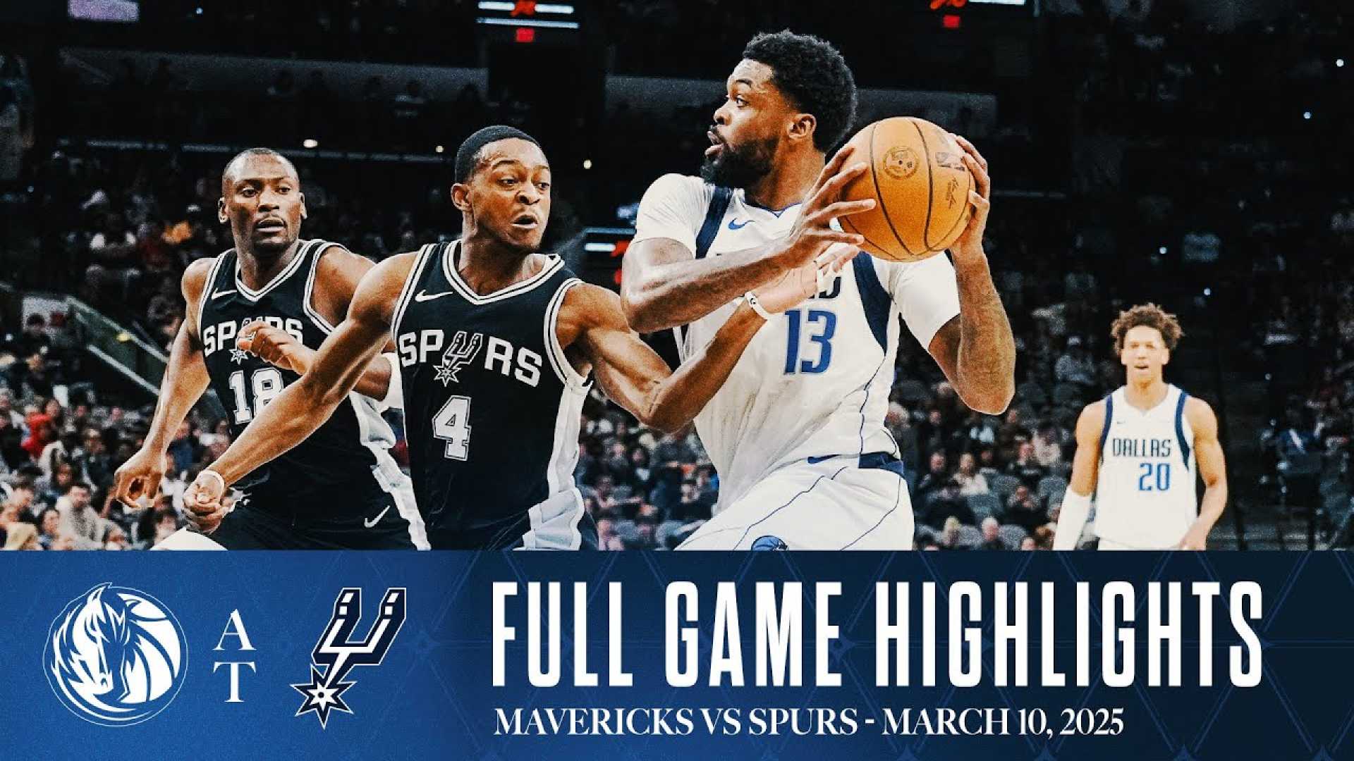 Dallas Mavericks Vs San Antonio Spurs Highlights