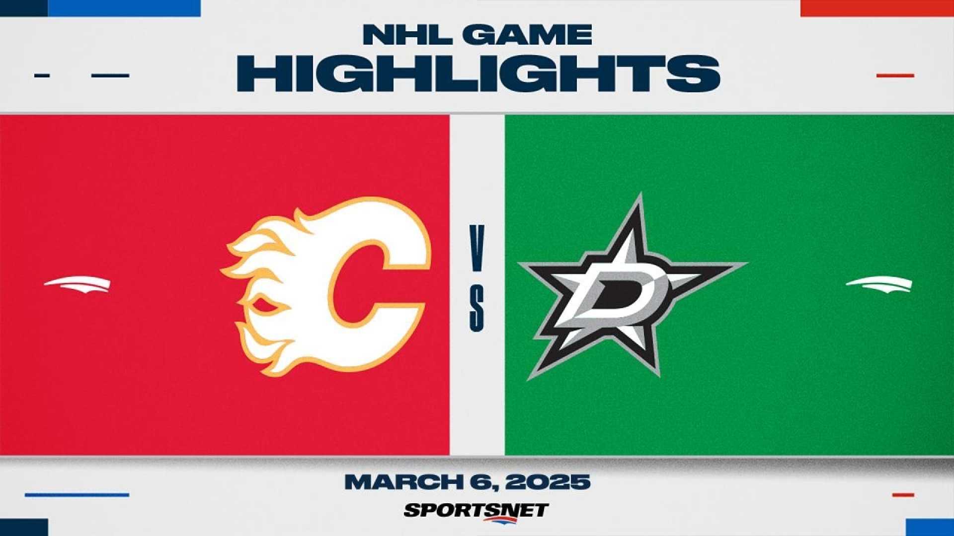 Dallas Stars Vs Calgary Flames Hockey Game