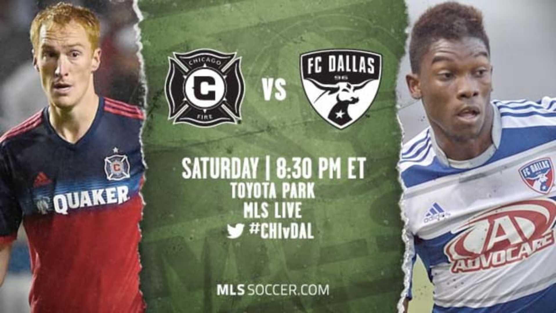 Dallas Vs Chicago Fire Major League Soccer Match