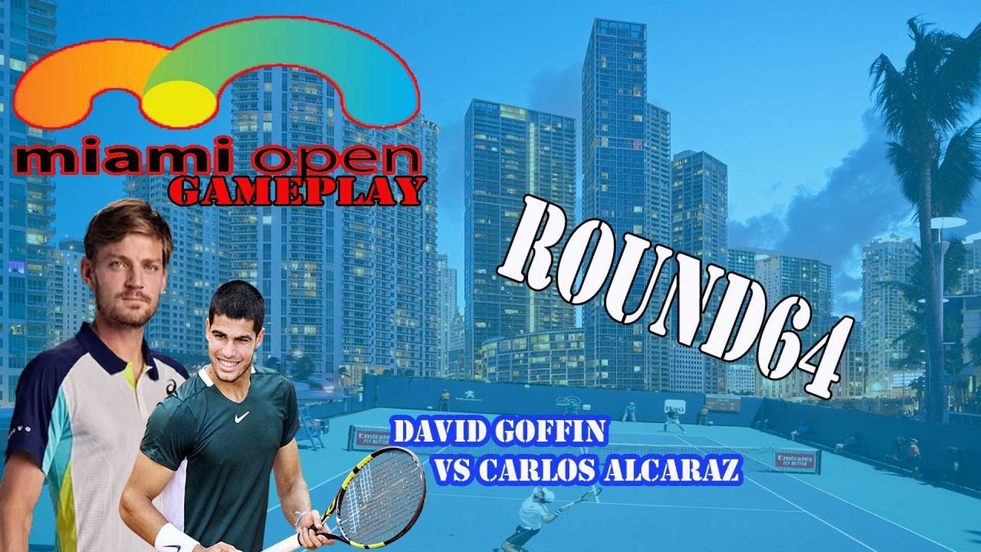 David Goffin Carlos Alcaraz Miami Open 2025 Match