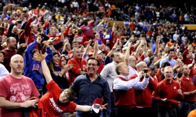 Dayton Flyers Basketball Game Fans Cheering