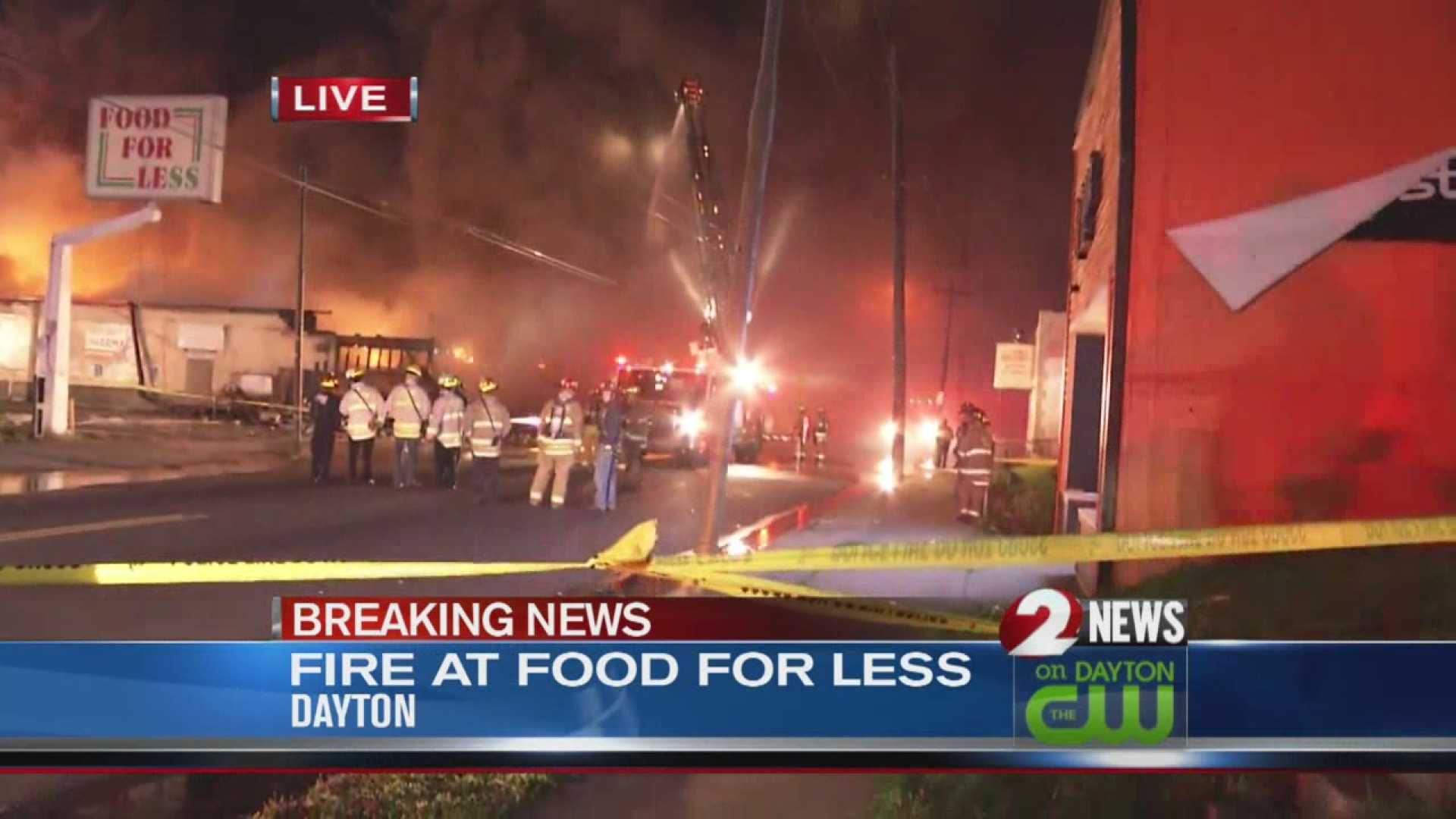 Dayton Strip Mall Fire Firefighters