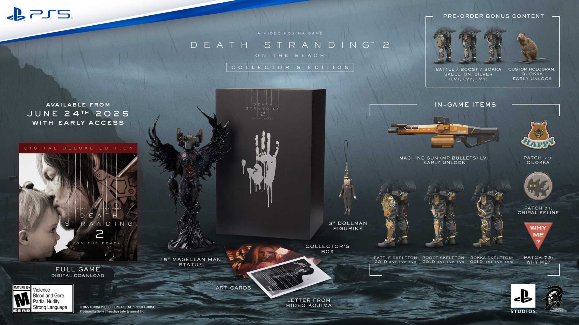 Death Stranding 2 Game Collector's Edition Statue