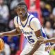 Delaware State Basketball Game Action