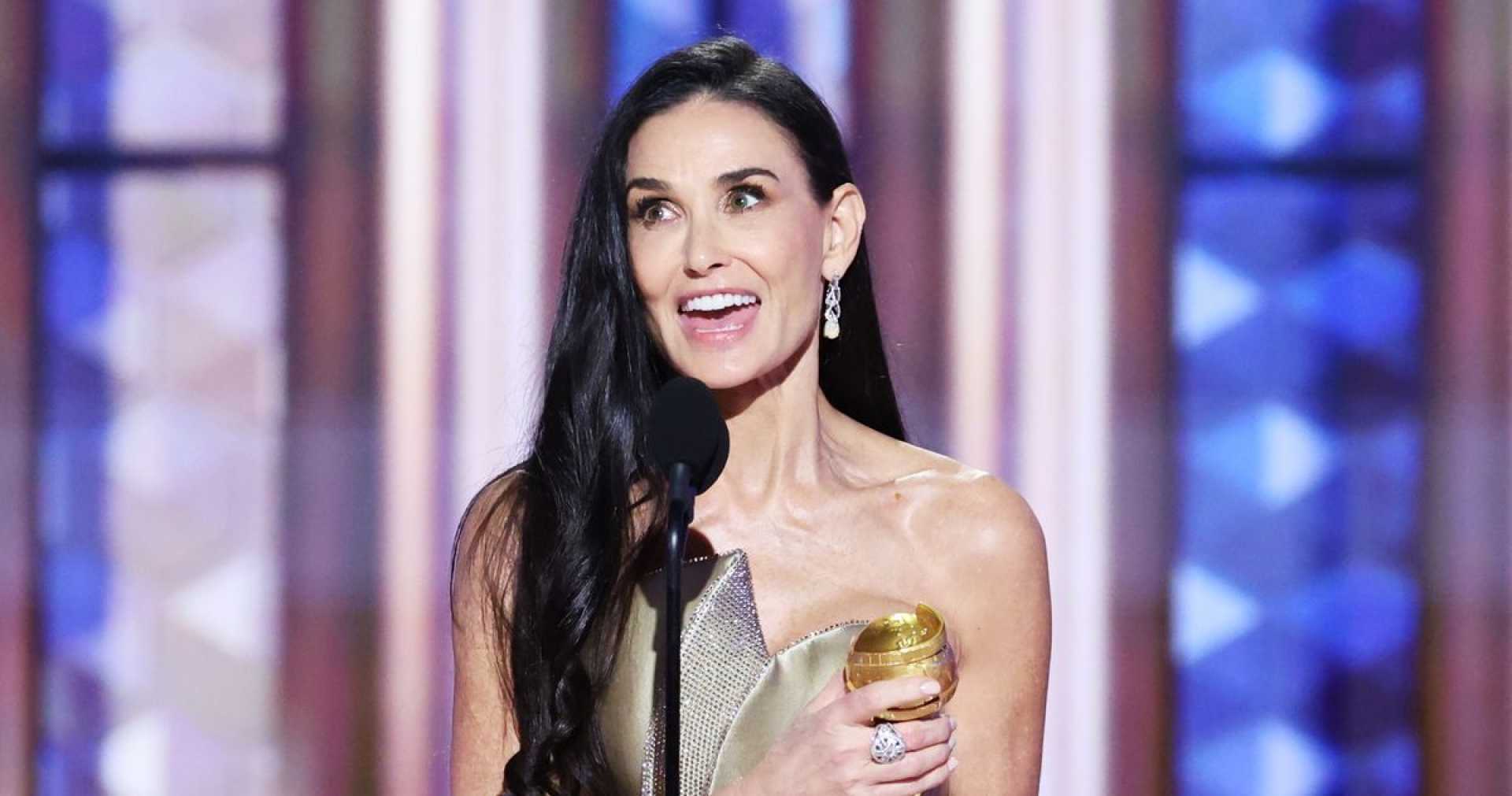 Demi Moore Golden Globe Speech 2025