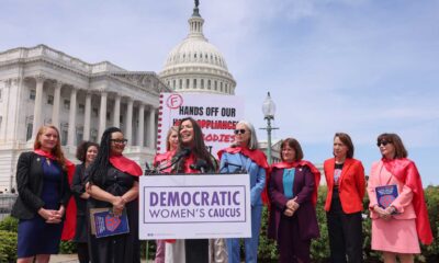 Democratic Congresswomen Pink Attire Protest