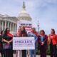 Democratic Congresswomen Pink Attire Protest