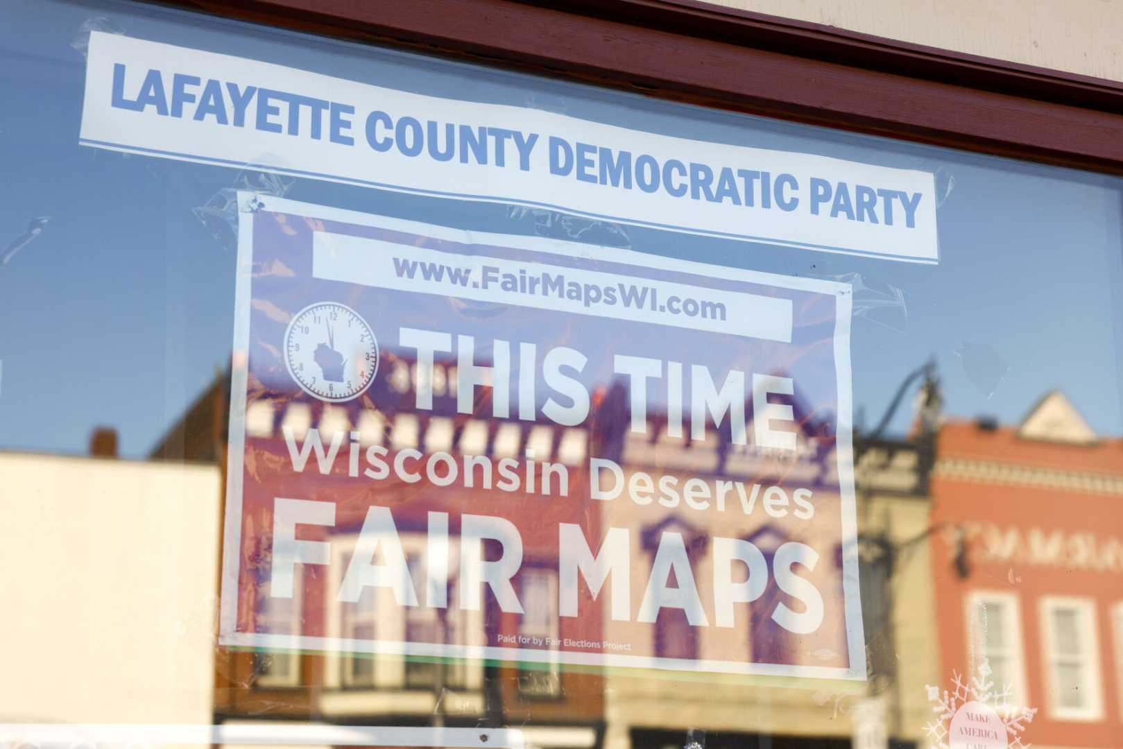 Democratic Party Office Signs Madison Wisconsin