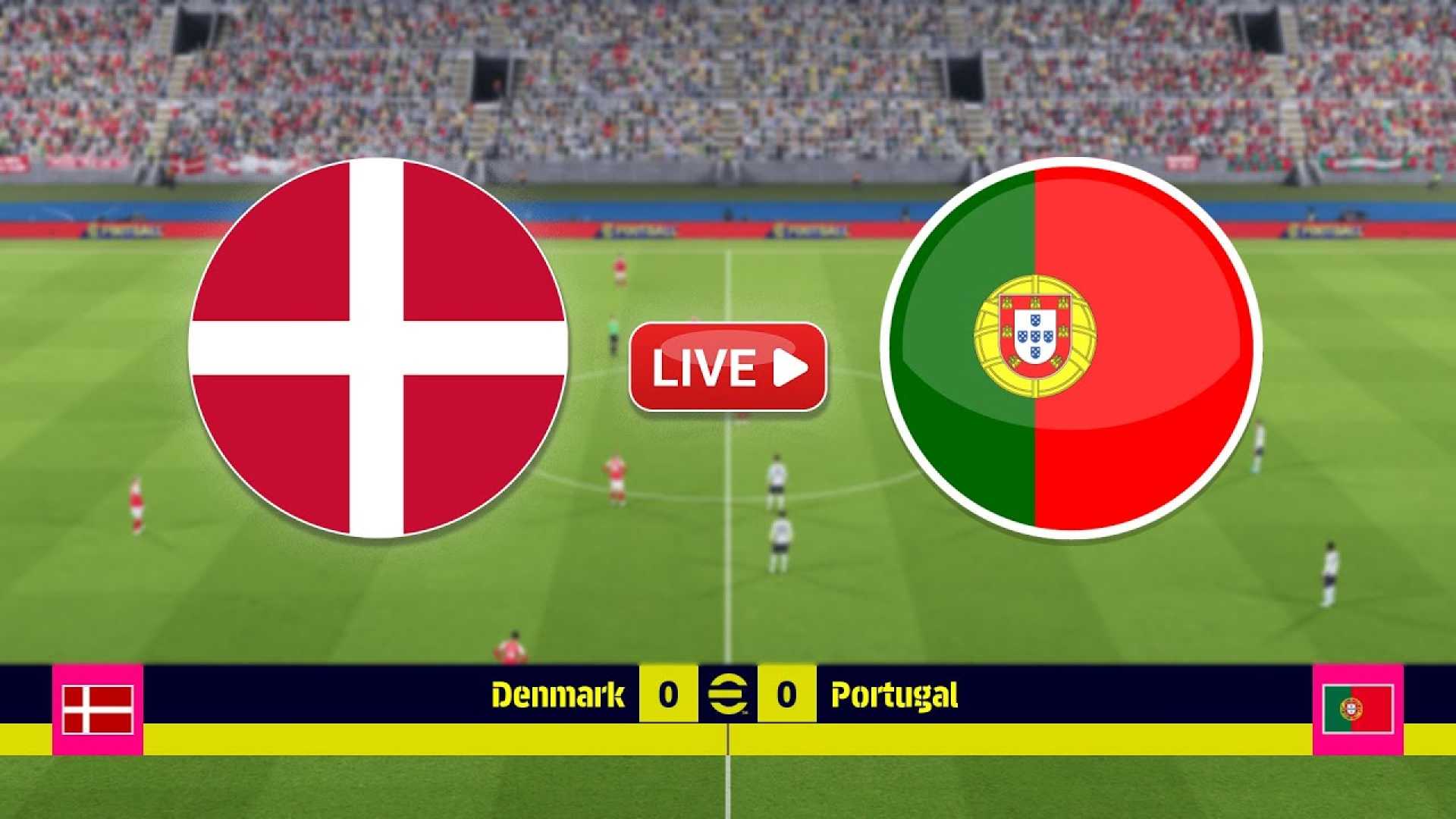 Denmark Vs Portugal Nations League Match