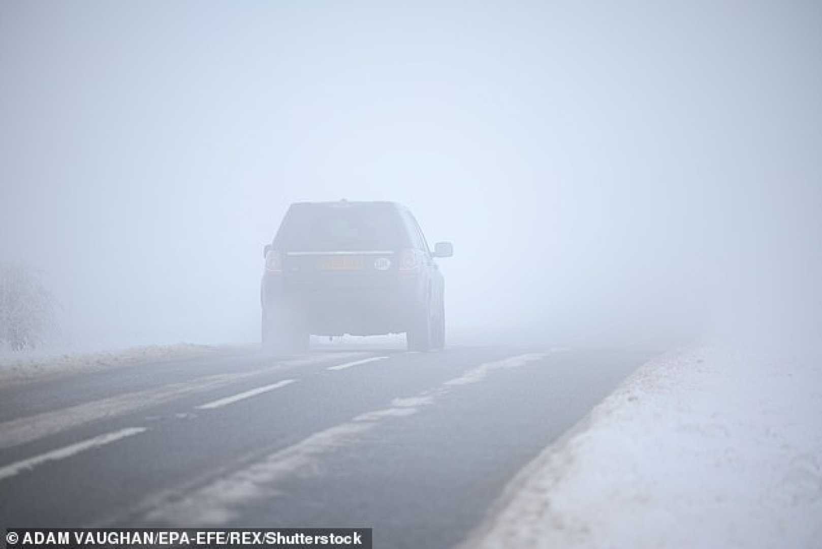 Dense Fog Northern England Weather Warning