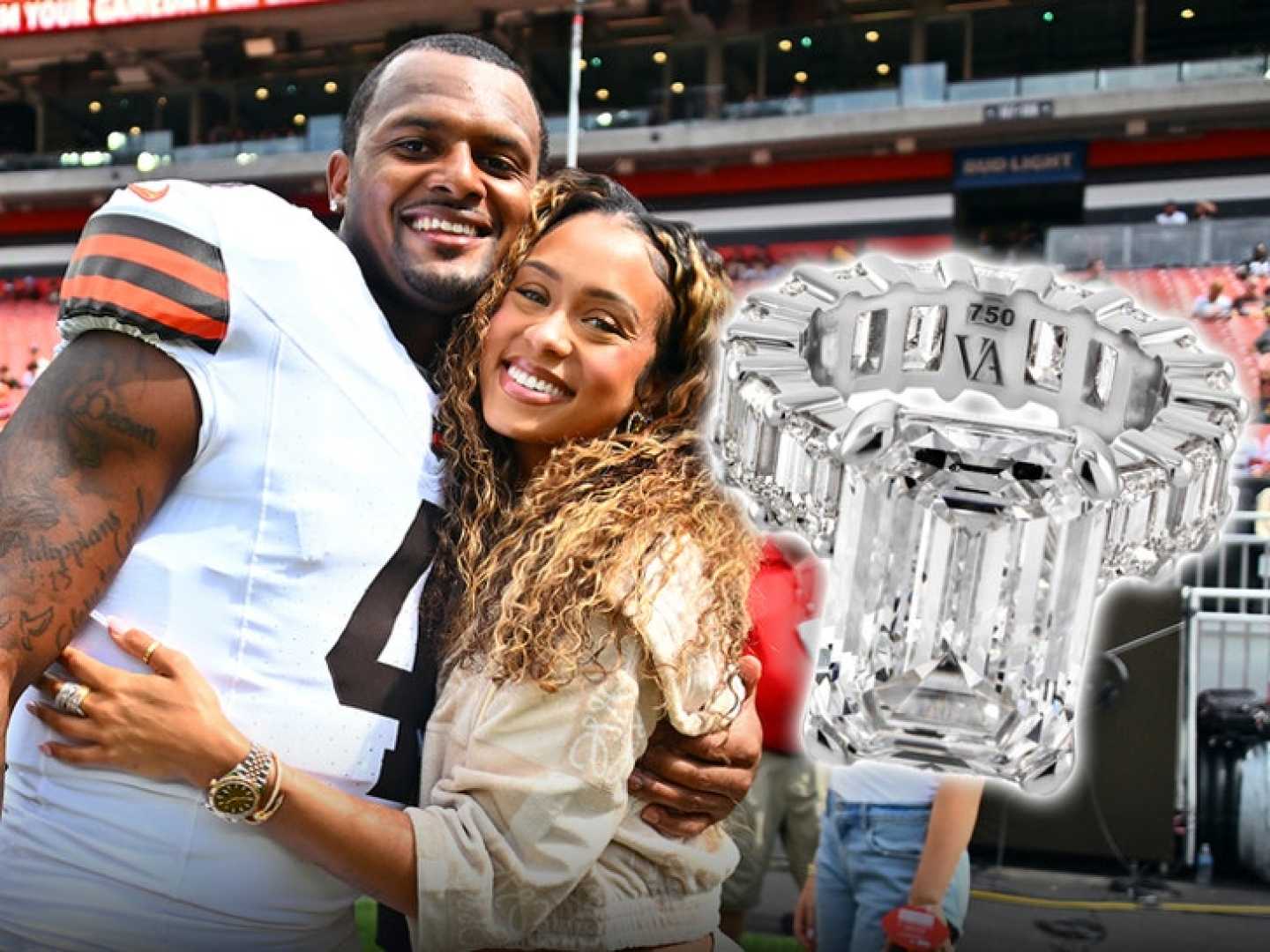 Deshaun Watson Jilly Anais Engagement Ring