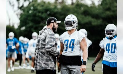 Detroit Lions Linebackers Training Camp