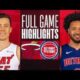 Detroit Pistons Vs Miami Heat Matchup Highlights