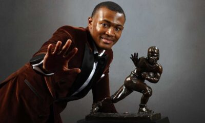 Devonta Smith Alabama Heisman Trophy