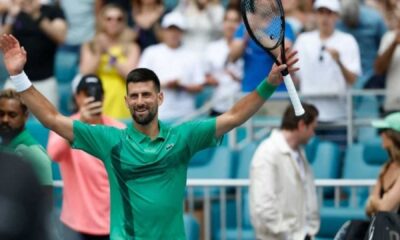 Djokovic Miami Open Tennis Match Victory