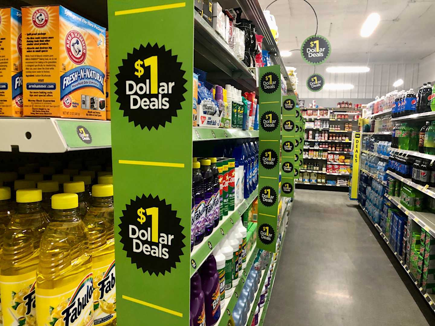 Dollar General Store Interior With Products