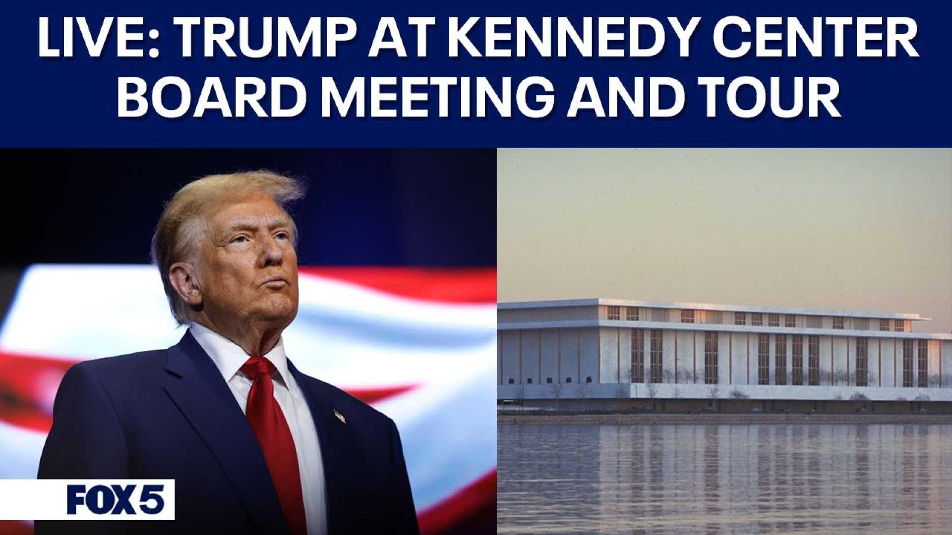 Donald Trump Kennedy Center Board Meeting