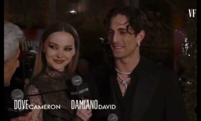 Dove Cameron Damiano David 2025 Vanity Fair Oscar Party