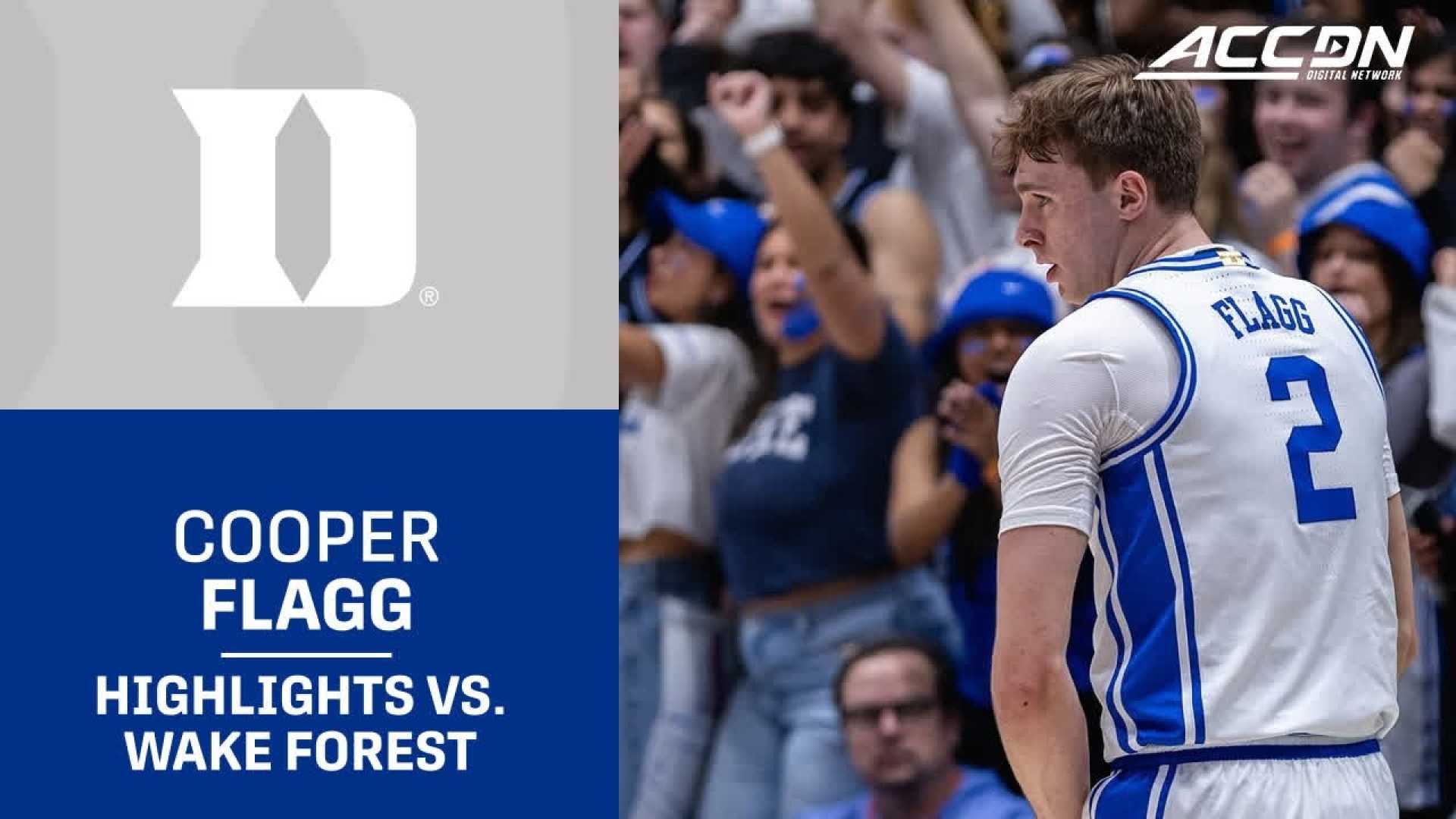 Duke Basketball Game Cooper Flagg Performance Highlights