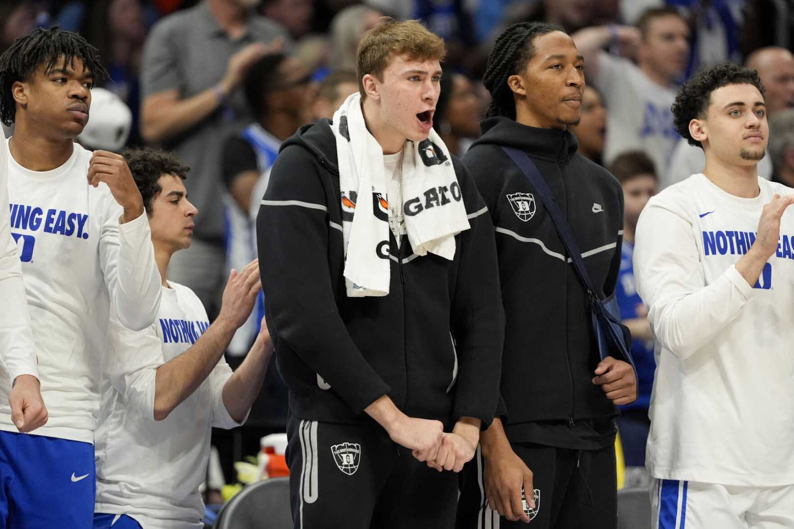 Duke Basketball Player A.j. Flagg Practicing Injury Recovery