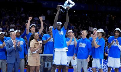 Duke Basketball Team Celebrating Victory