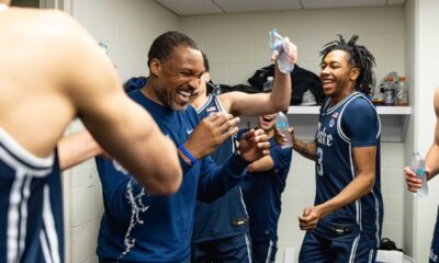 Duke Basketball Victory Celebration Locker Room