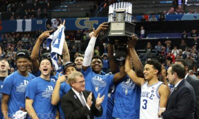 Duke Blue Devils Basketball Team Celebration