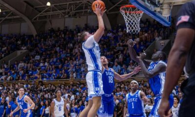 Duke Blue Devils Basketball Team In Action