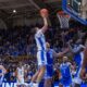 Duke Blue Devils Basketball Team In Action