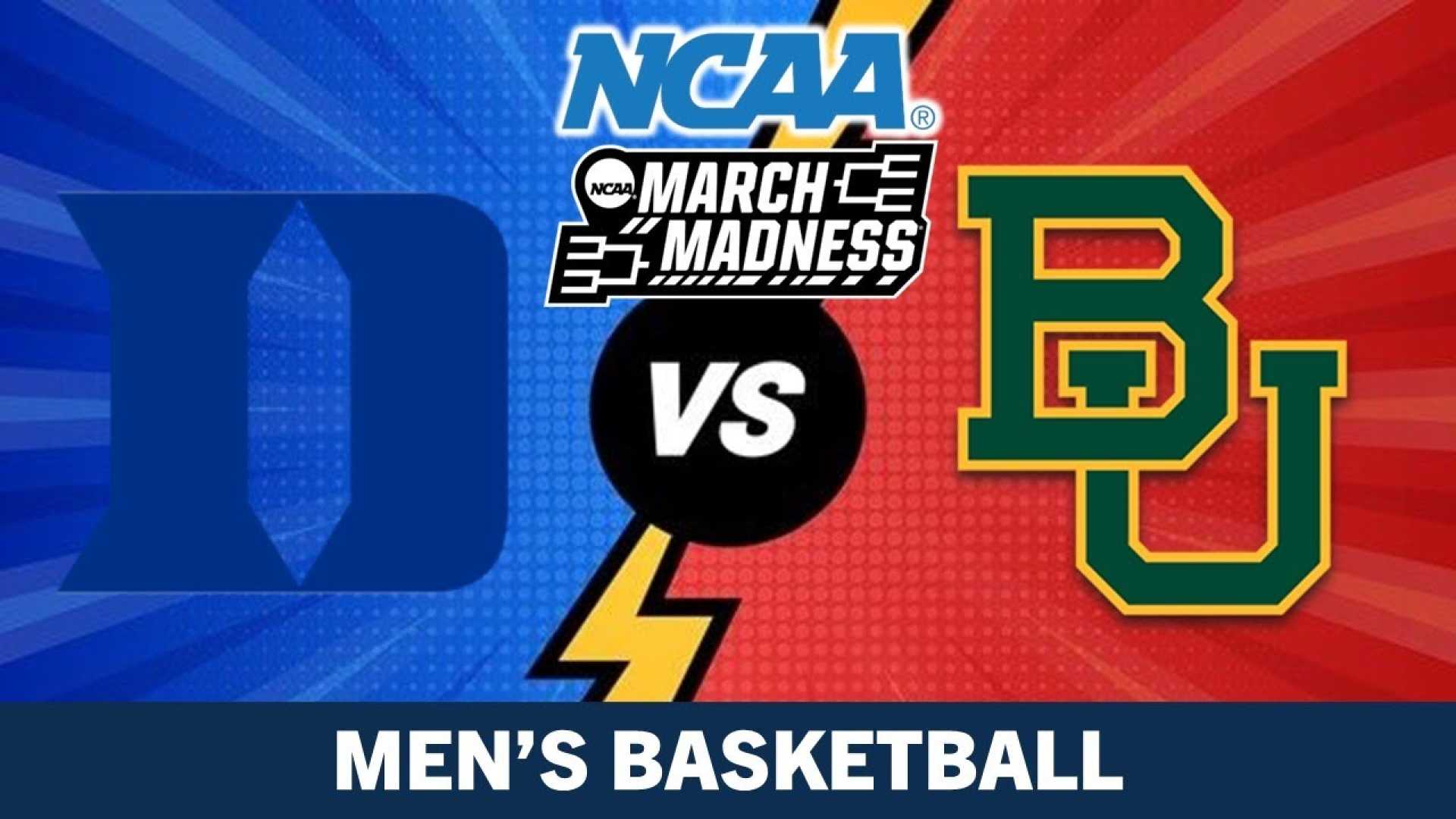 Duke Blue Devils Vs Baylor Bears Basketball Match