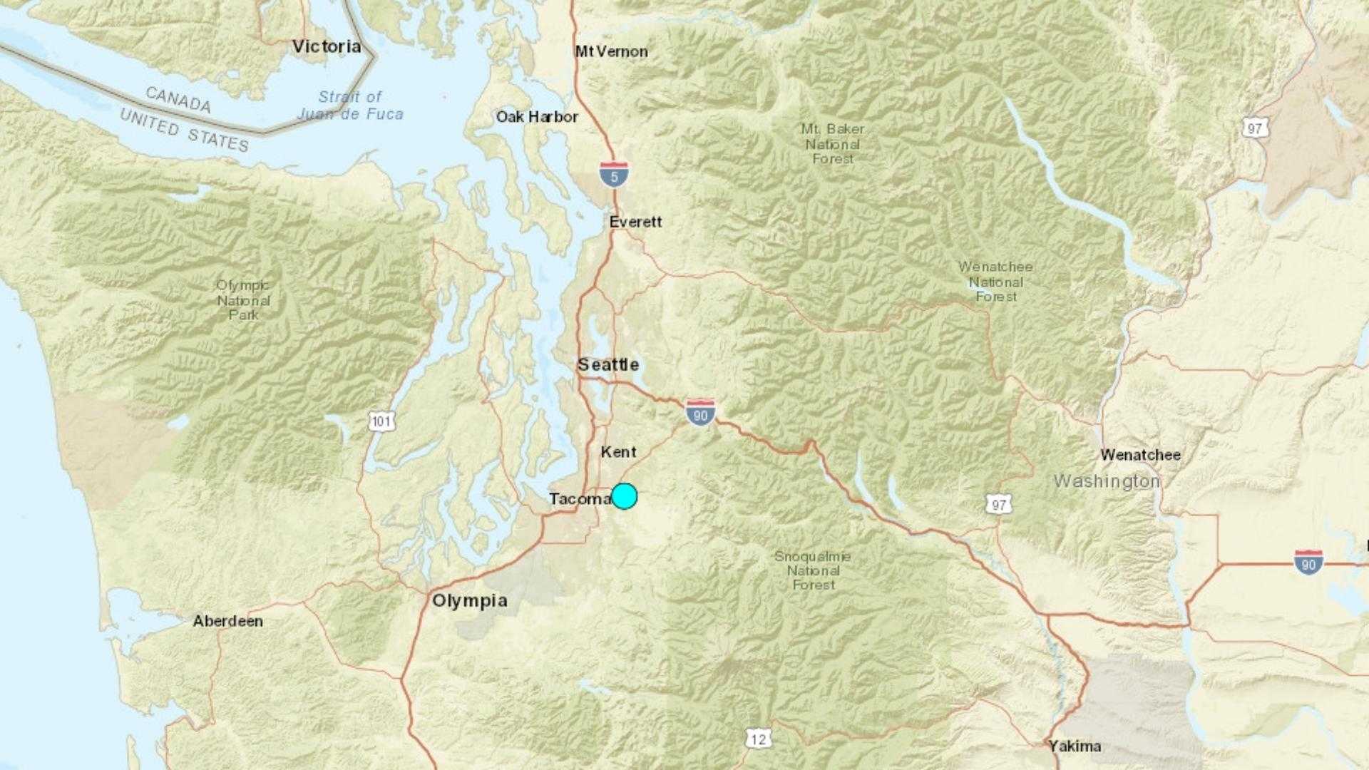 Earthquake In Western Washington