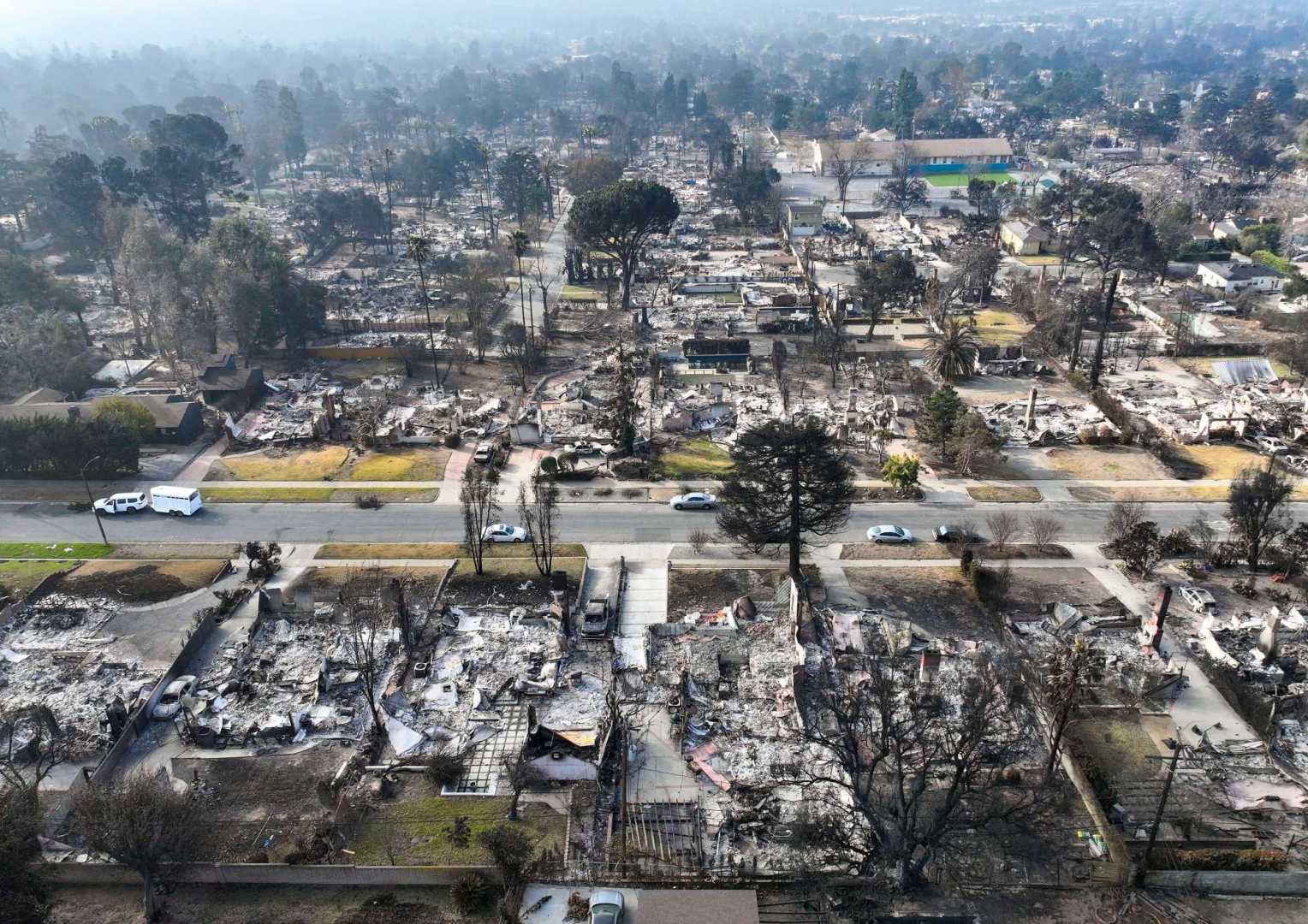 Eaton Fire Destruction Altadena California