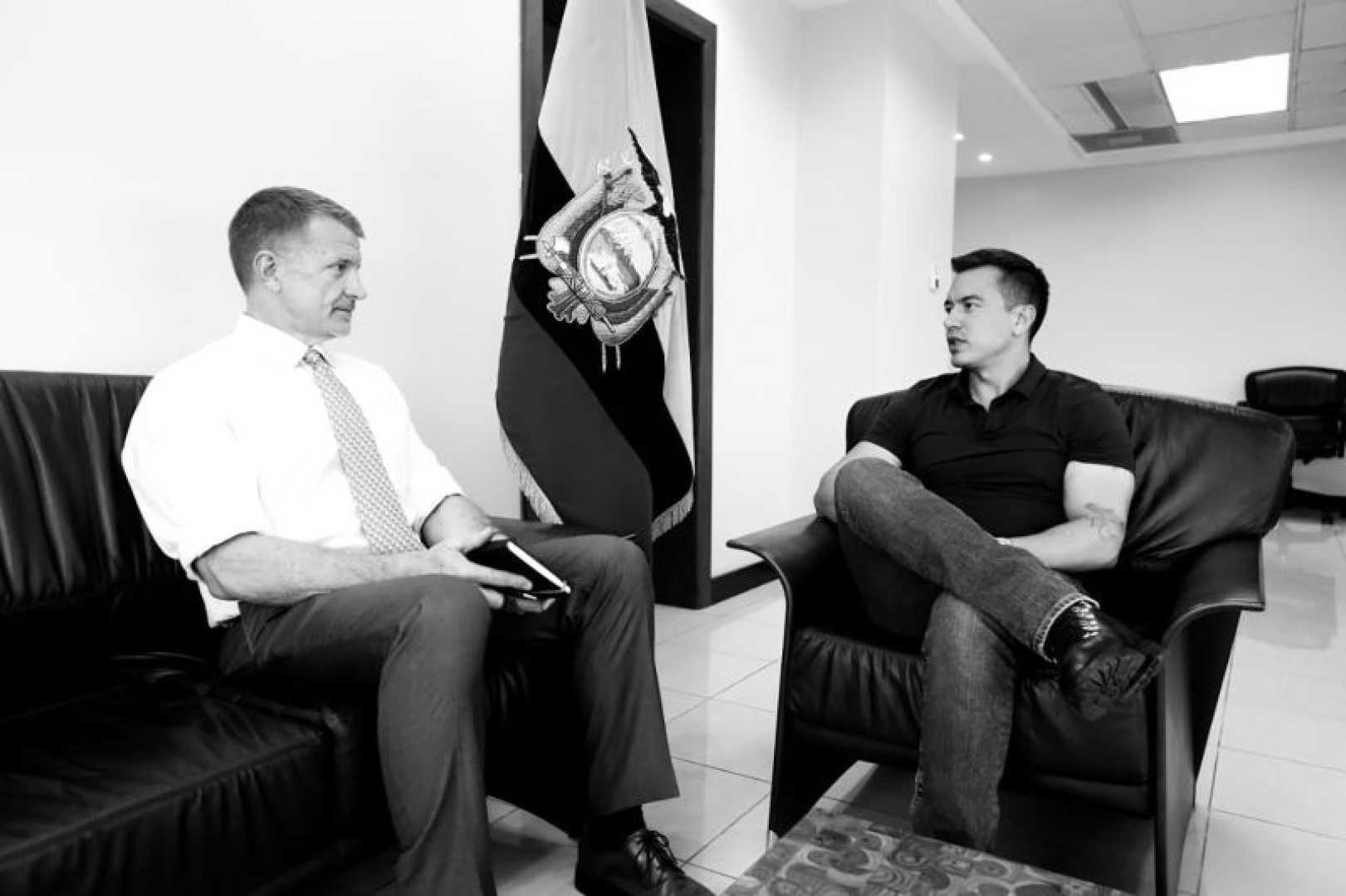 Ecuador Erik Prince Daniel Noboa Meeting