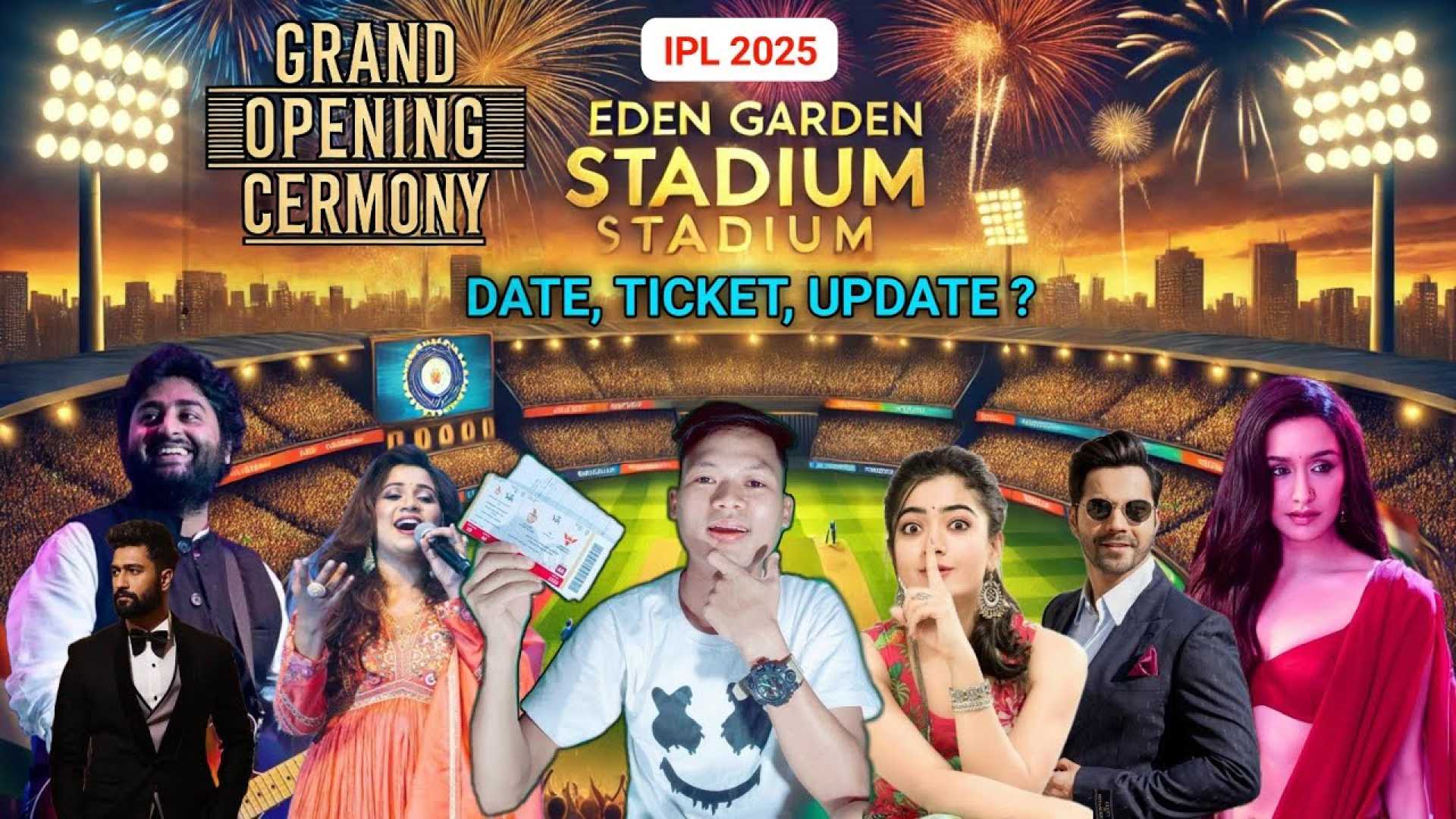 Eden Gardens Ipl 2025 Opening Ceremony