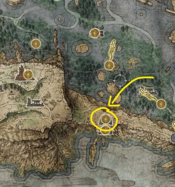 Elden Ring Ancient Dragon Smithing Stone Map Locations