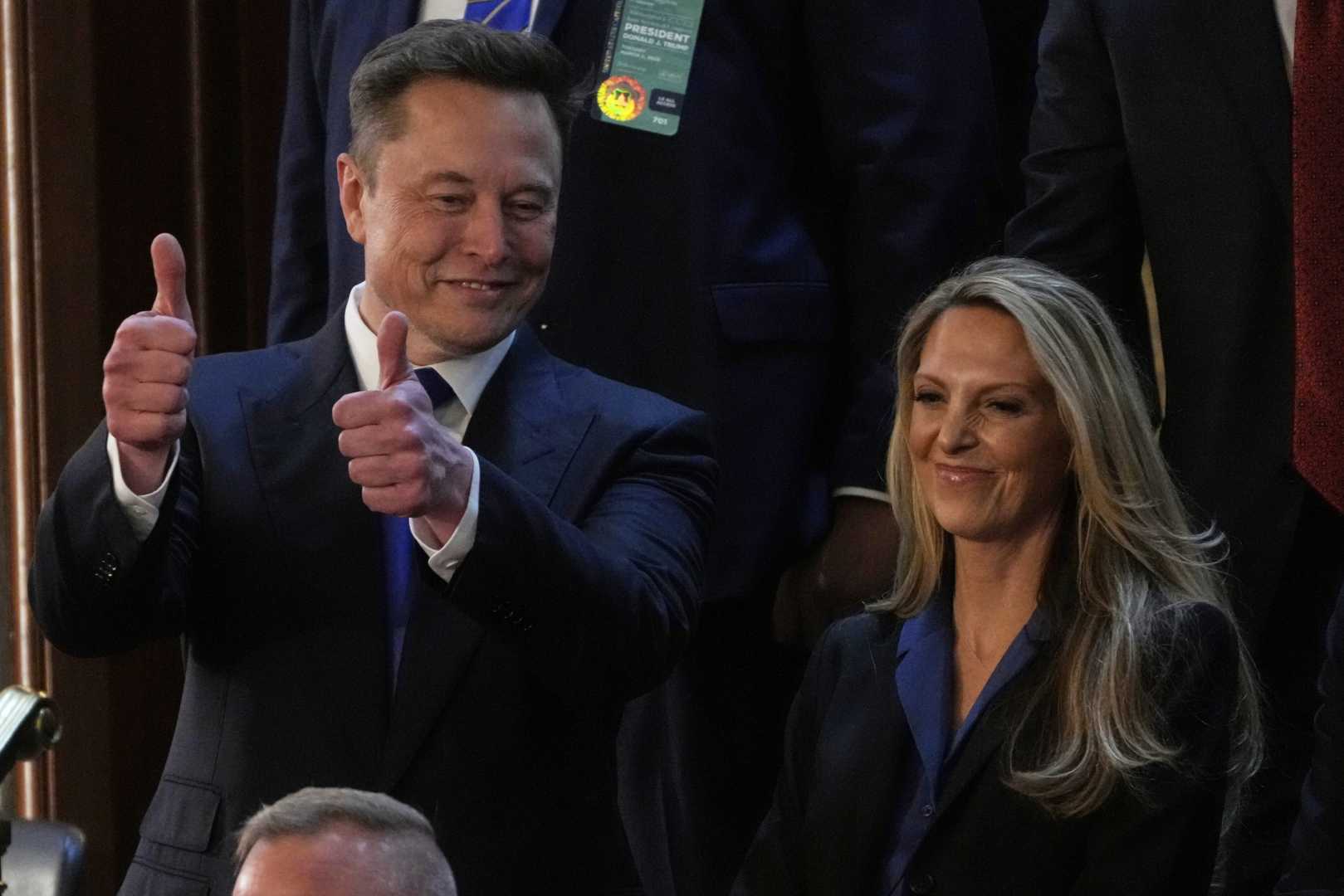 Elon Musk Heather Valentino Trump Address Congress