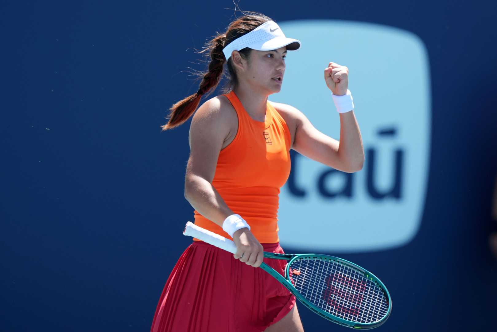 Emma Raducanu Tennis Miami Open Match