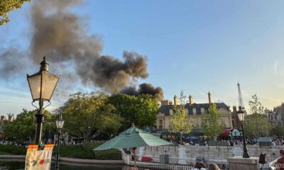 Epcot Fire France Pavilion Disney