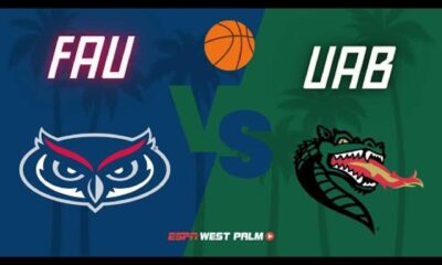 Fau Owls Vs Uab Blazers Basketball