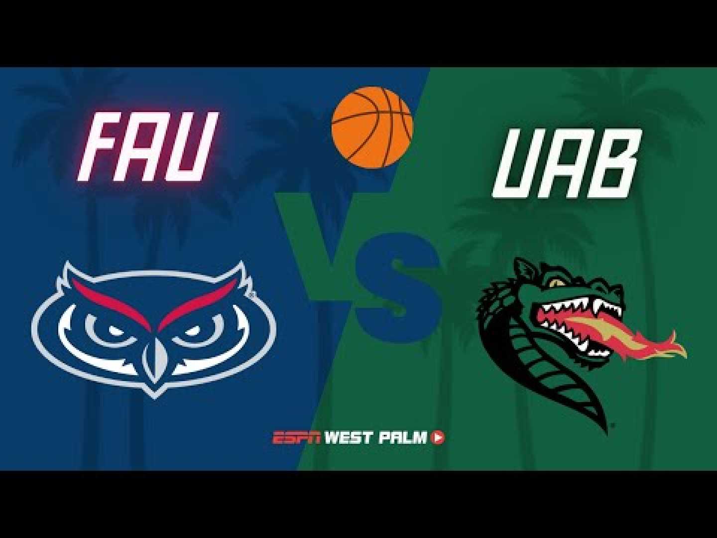 Fau Owls Vs Uab Blazers Basketball