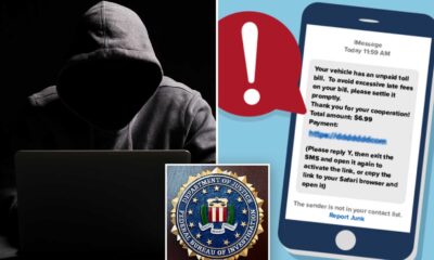 Fbi Warning Smishing Scam Smartphone