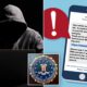 Fbi Warning Smishing Scam Smartphone