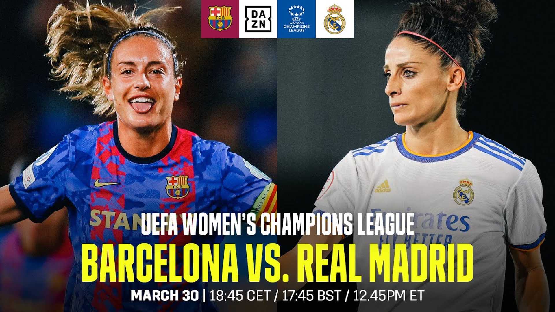 Fc Barcelona Vs Real Madrid Women's Football