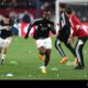 Feyenoord Fc Players Warming Up Before A Match